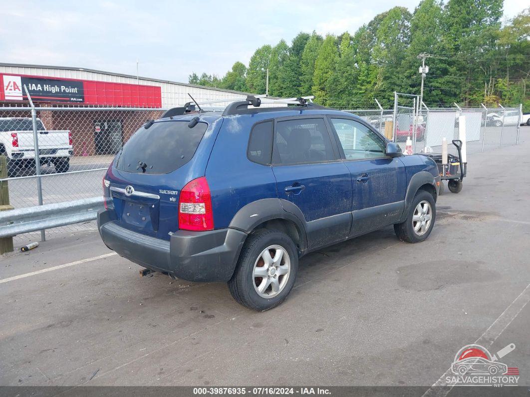 KM8JN72D95U127291 2005 HYUNDAI TUCSON photo no. 4