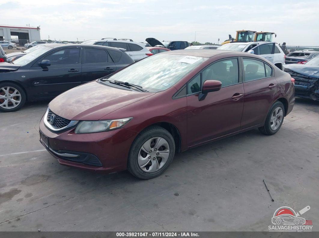 2HGFB2F56FH530286 2015 HONDA CIVIC photo no. 2