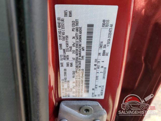 1FMCU9J99EUB44533 2014 FORD ESCAPE photo no. 12
