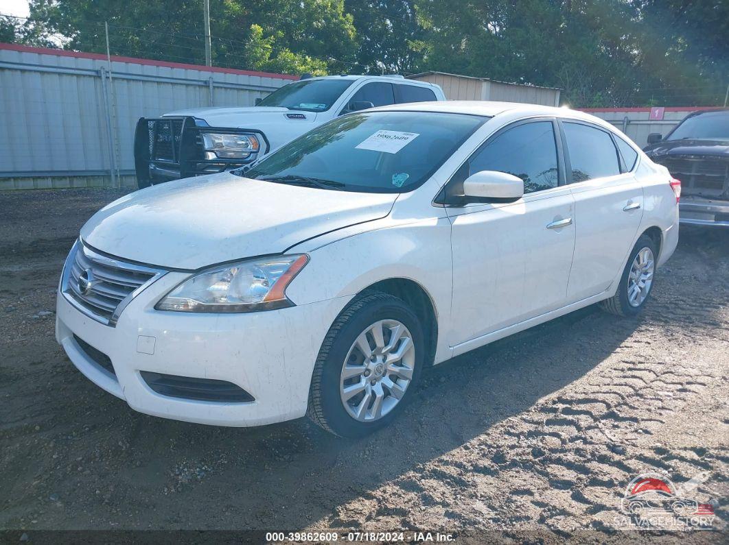 3N1AB7AP1DL632519 2013 NISSAN SENTRA photo no. 2