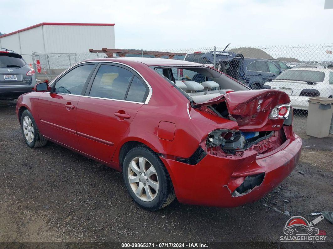KNAGE124785242561 2008 KIA OPTIMA photo no. 3
