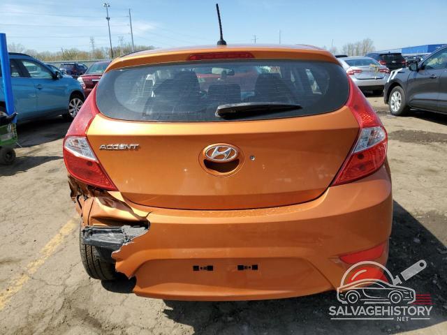 KMHCT5AE4HU319722 2017 HYUNDAI ACCENT photo no. 6