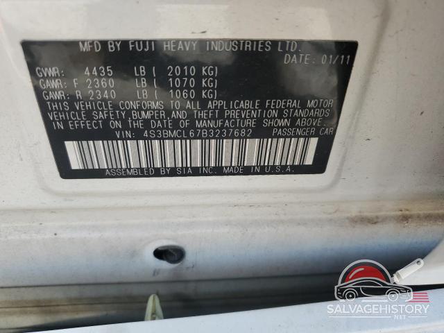 4S3BMCL67B3237682 2011 SUBARU LEGACY photo no. 13
