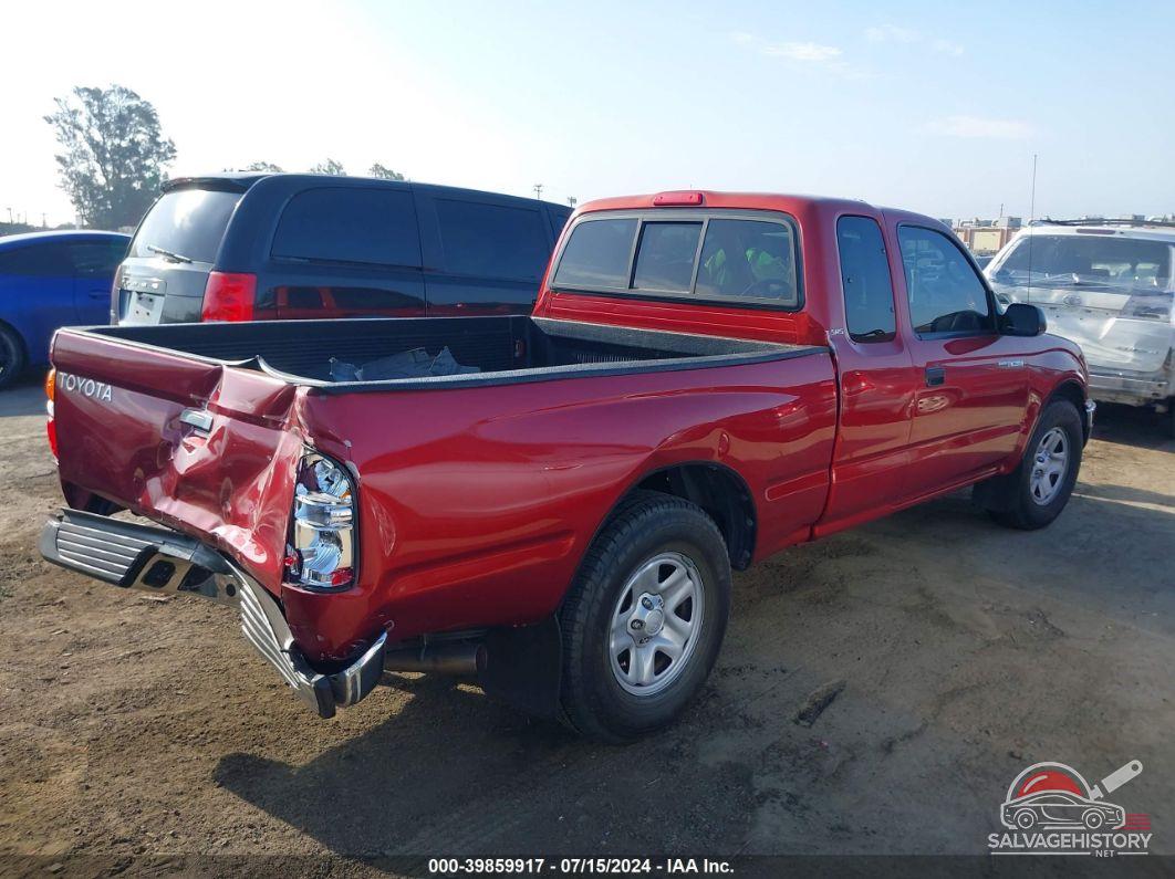 5TEVL52NX4Z397340 2004 TOYOTA TACOMA photo no. 4
