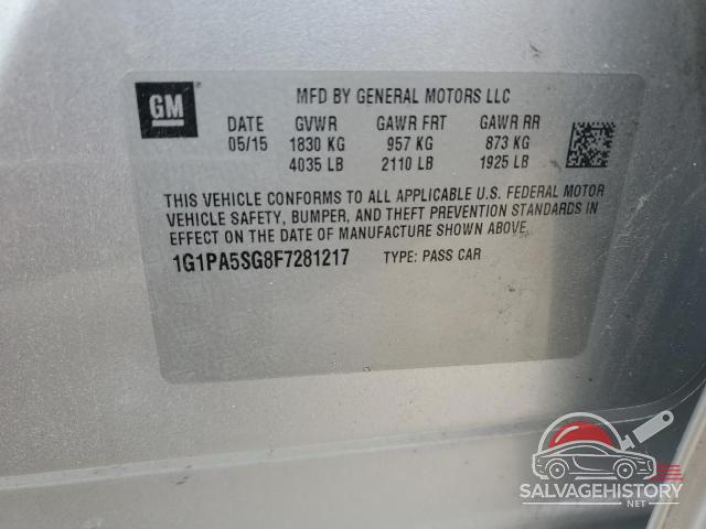 1G1PA5SG8F7281217 2015 CHEVROLET CRUZE photo no. 12