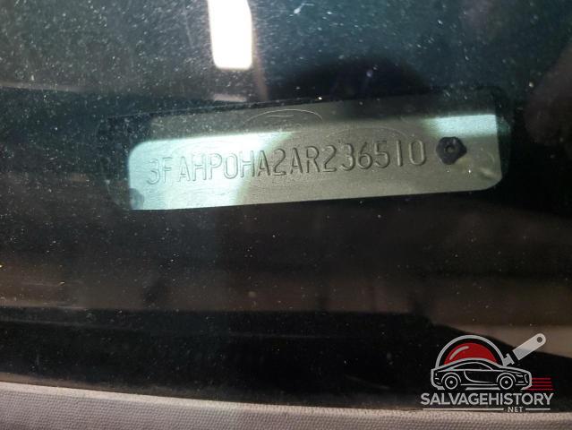 3FAHP0HA2AR236510 2010 FORD FUSION photo no. 12