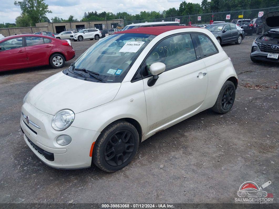 3C3CFFDR5DT607774 2013 FIAT 500C photo no. 2