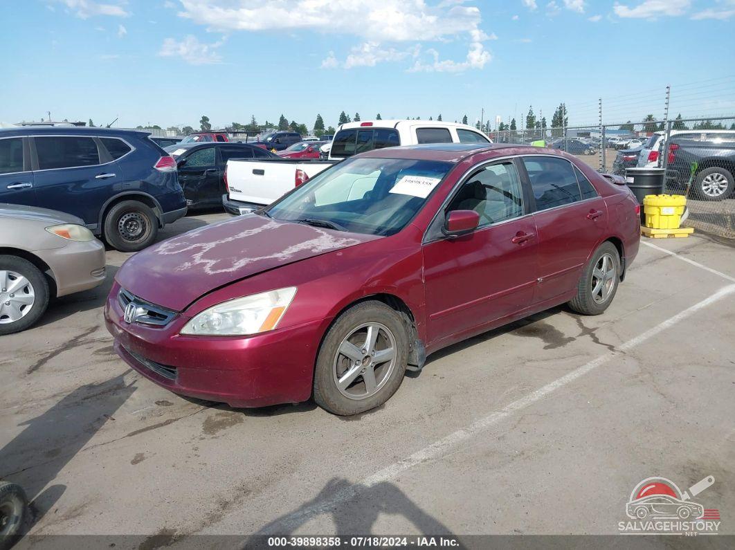 JHMCM56683C073774 2003 HONDA ACCORD photo no. 2