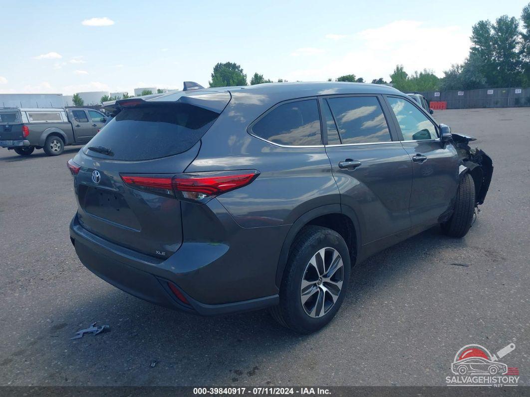 5TDKDRAH7PS007623 2023 TOYOTA HIGHLANDER photo no. 4