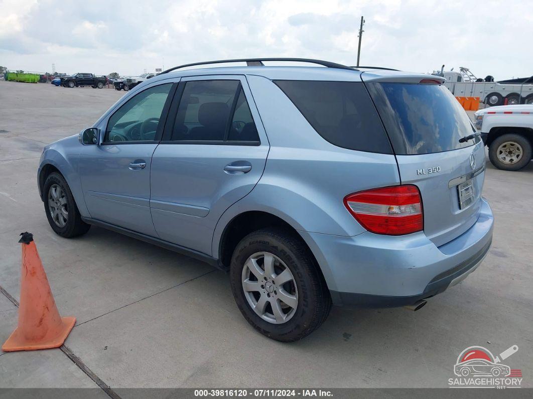 4JGBB86E06A087837 2006 MERCEDES-BENZ ML 350 photo no. 3