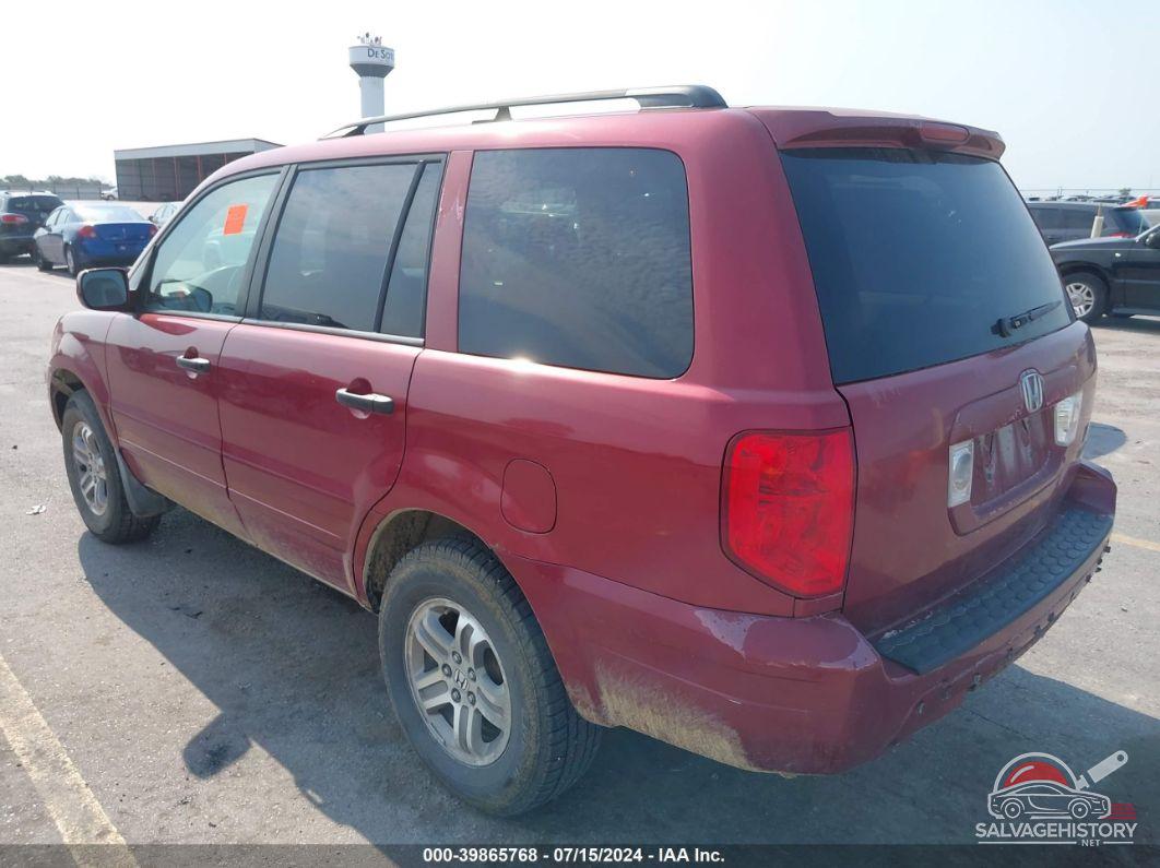 2HKYF185X5H571075 2005 HONDA PILOT photo no. 3