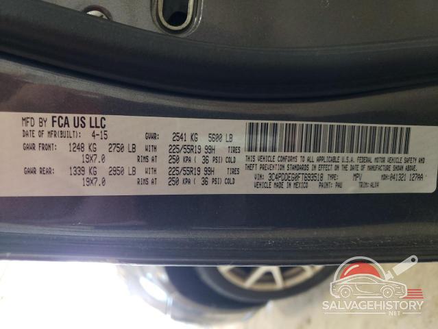 3C4PDDEG0FT693518 2015 DODGE JOURNEY photo no. 13