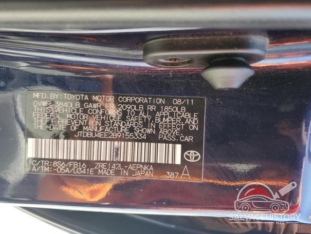 JTDBU4EE2B9155334 2011 TOYOTA COROLLA photo no. 12