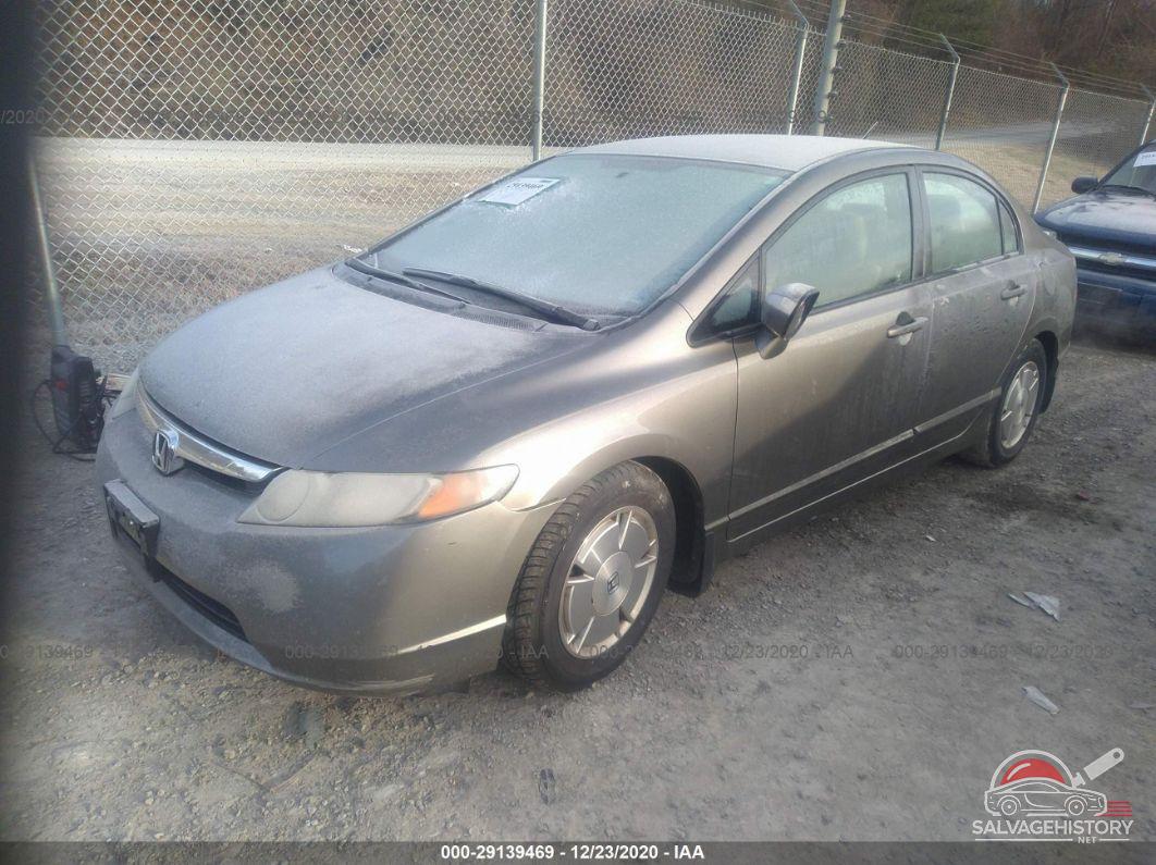 JHMFA36248S019618 2008 HONDA CIVIC HYBRID photo no. 2