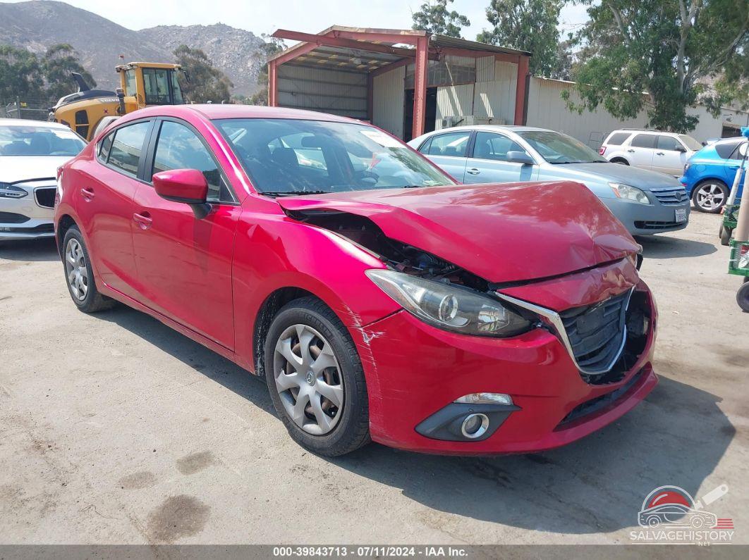 JM1BM1U76E1137911 2014 MAZDA 3 photo no. 2