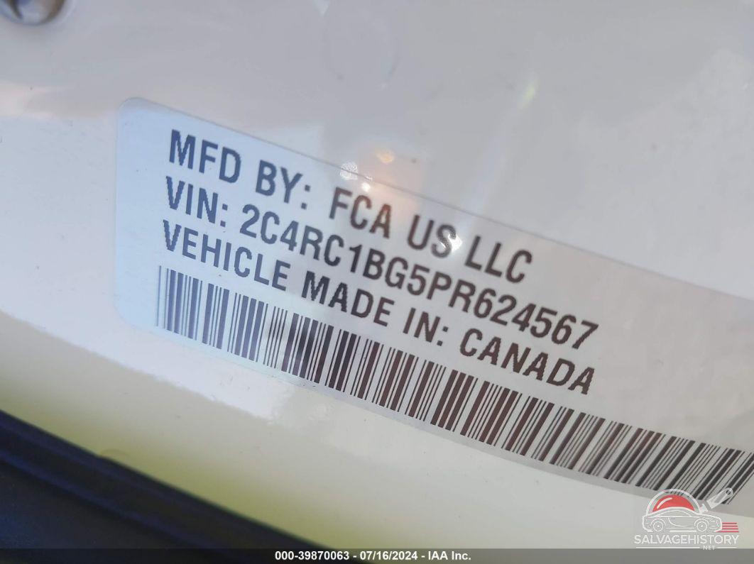 2C4RC1BG5PR624567 2023 CHRYSLER PACIFICA photo no. 9
