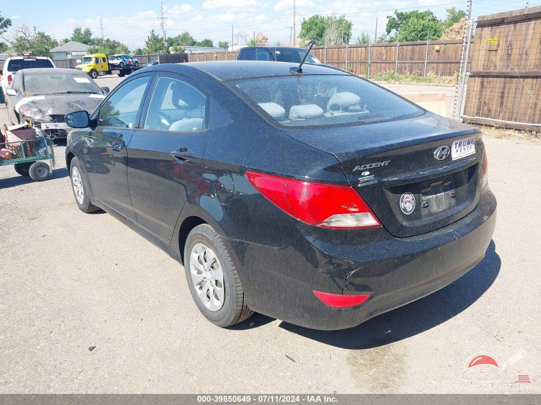 KMHCT4AE9GU065711 2016 HYUNDAI ACCENT photo no. 3