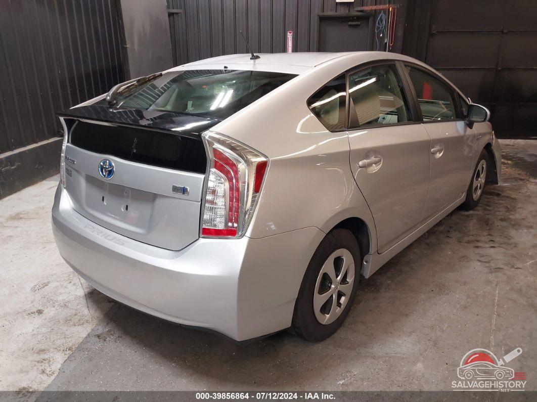 JTDKN3DU9C5435941 2012 TOYOTA PRIUS photo no. 4