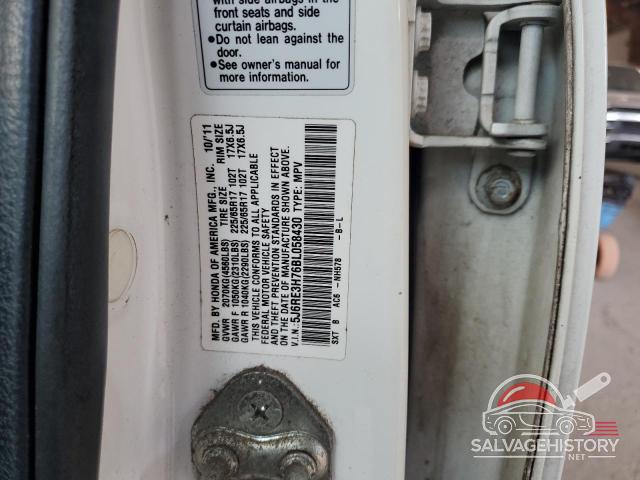 5J6RE3H76BL058430 2011 HONDA CRV photo no. 14