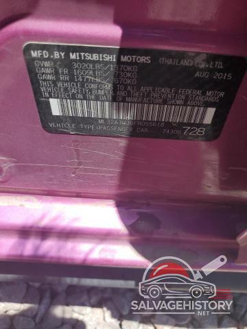 ML32A3HJ6FH055618 2015 MITSUBISHI MIRAGE photo no. 12