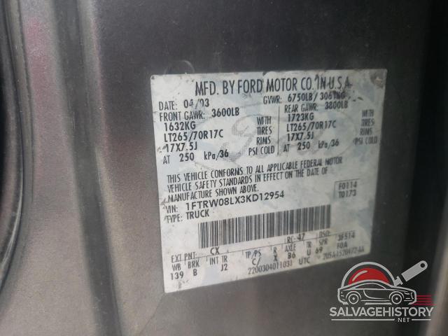 1FTRW08LX3KD12954 2003 FORD F-150 photo no. 12