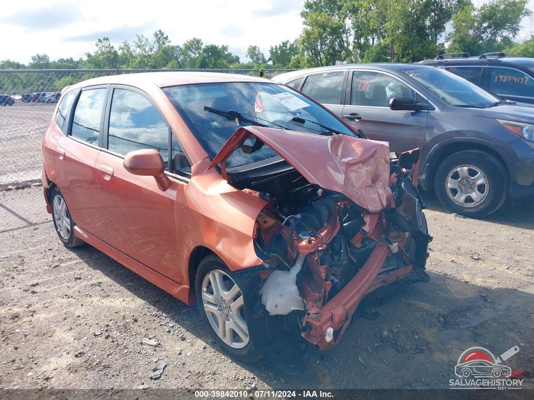 JHMGD38627S017022 2007 HONDA FIT photo no. 3