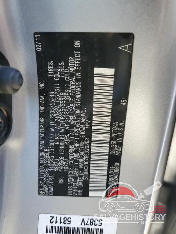 5TDDK3DC7BS020263 2011 TOYOTA All Models photo no. 13