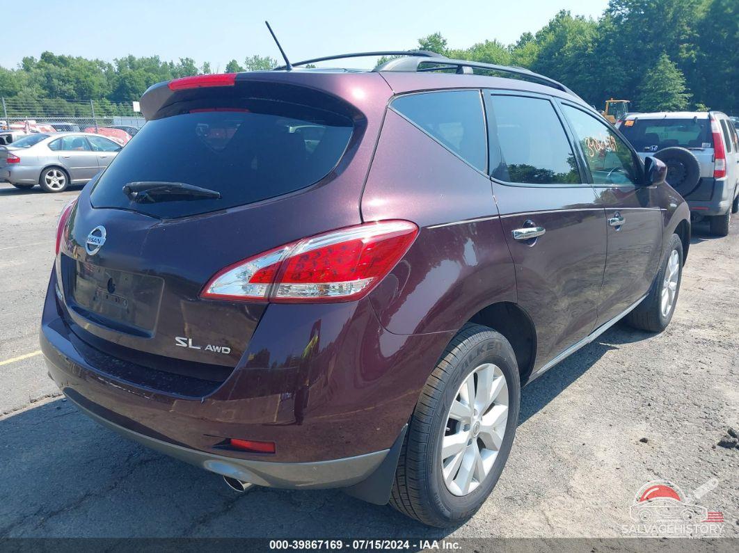 JN8AZ1MW8EW517120 2014 NISSAN MURANO photo no. 4
