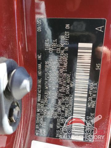 5TDZA23C56S389942 2006 TOYOTA All Models photo no. 13