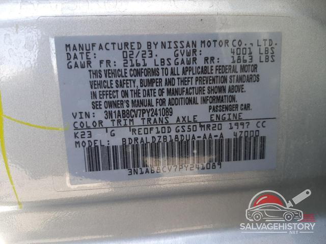3N1AB8CV7PY241089 2023 NISSAN SENTRA photo no. 12