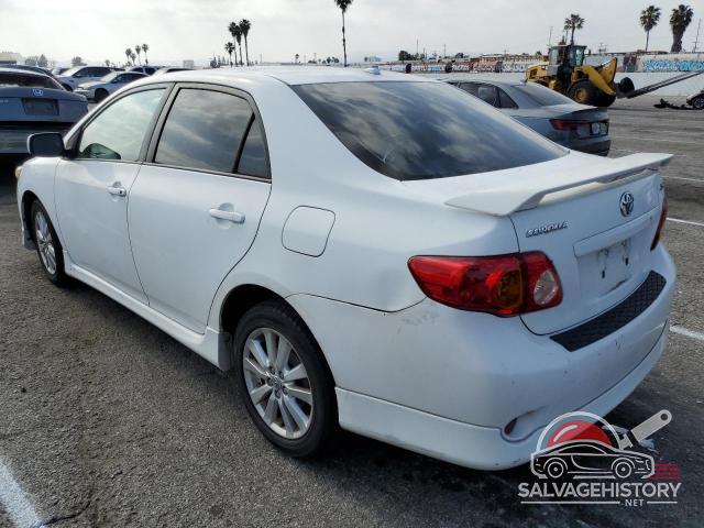 1NXBU40E39Z005663 2009 TOYOTA COROLLA photo no. 2