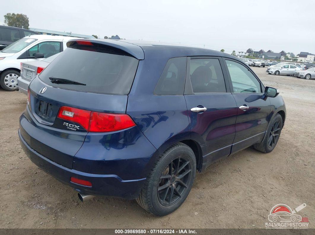 5J8TB18567A020563 2007 ACURA RDX photo no. 4