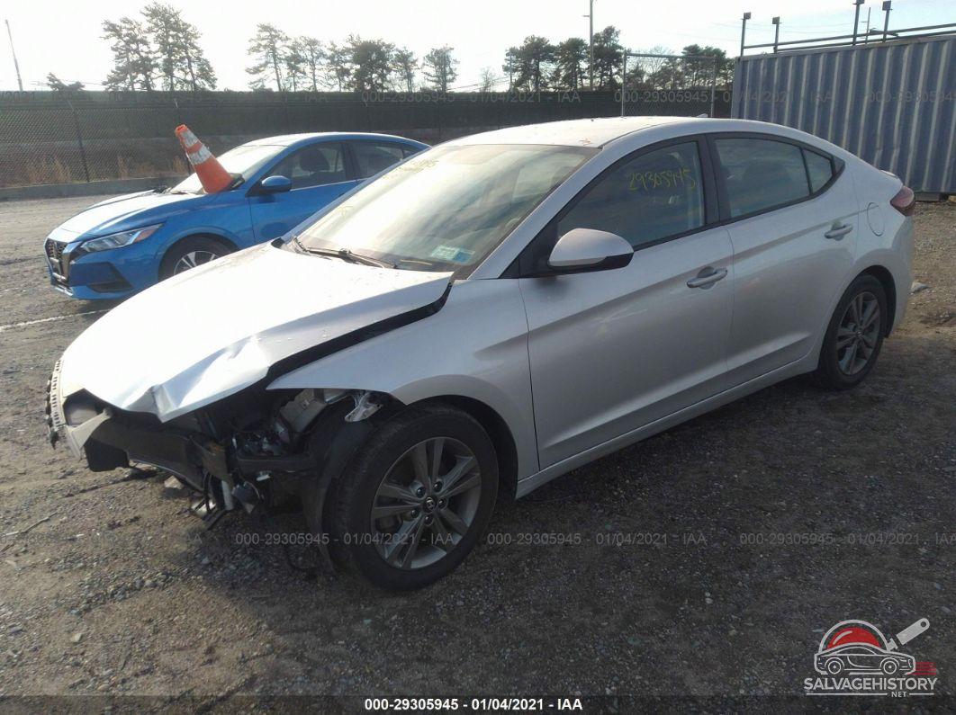 5NPD84LF3JH261628 2018 HYUNDAI ELANTRA photo no. 2