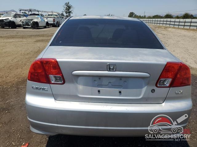 JHMES16525S000021 2005 HONDA CIVIC photo no. 6