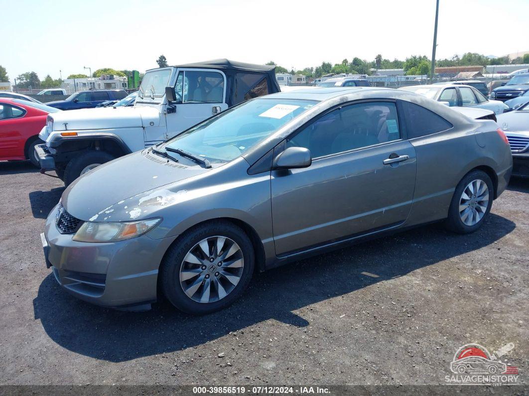2HGFG12829H539356 2009 HONDA CIVIC photo no. 2