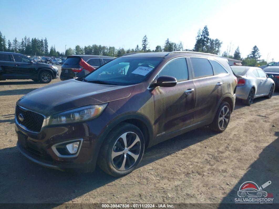 5XYPHDA57HG235431 2017 KIA SORENTO photo no. 2