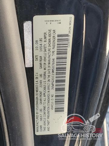 3VWPG31C19M507694 2009 VOLKSWAGEN BEETLE photo no. 12