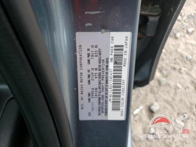 JM1BL1L82C1585637 2012 MAZDA 3 photo no. 12