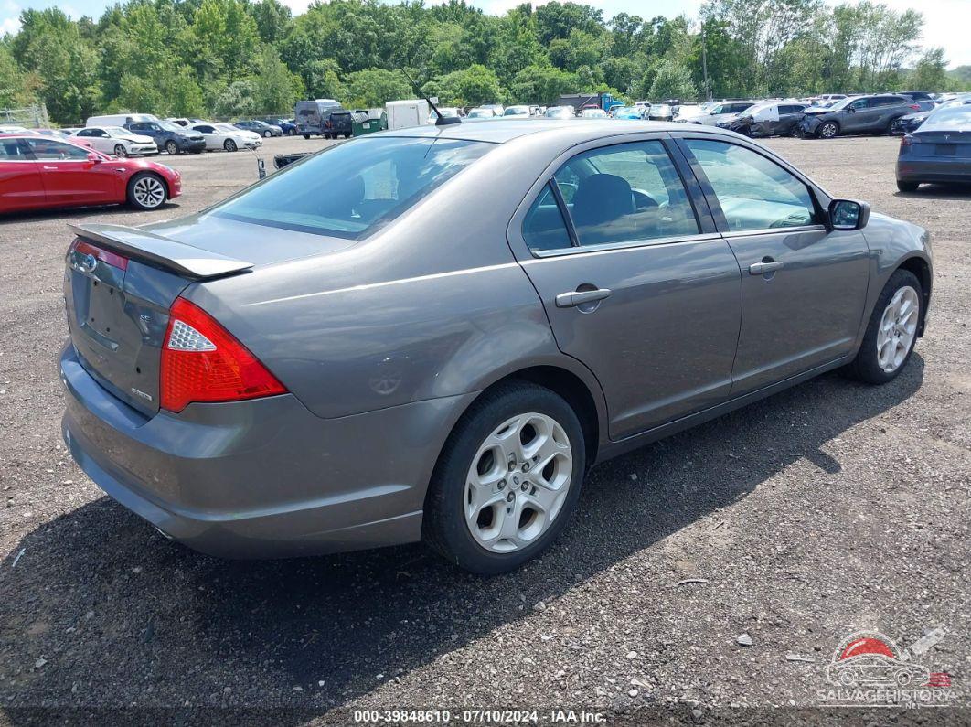 3FAHP0HG0BR205665 2011 FORD FUSION photo no. 4