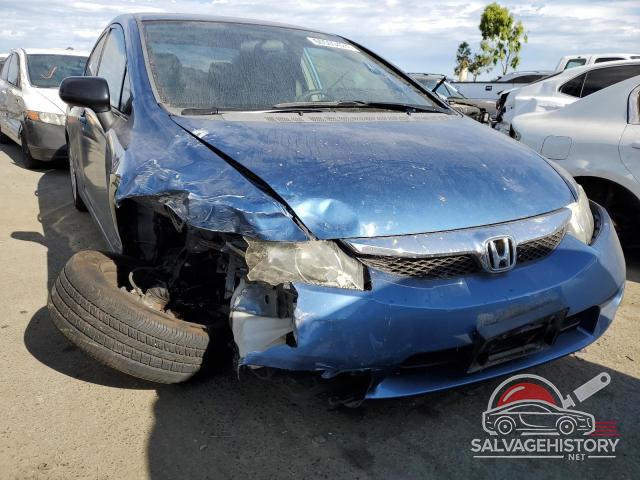 1HGFA16569L010500 2009 HONDA CIVIC photo no. 4