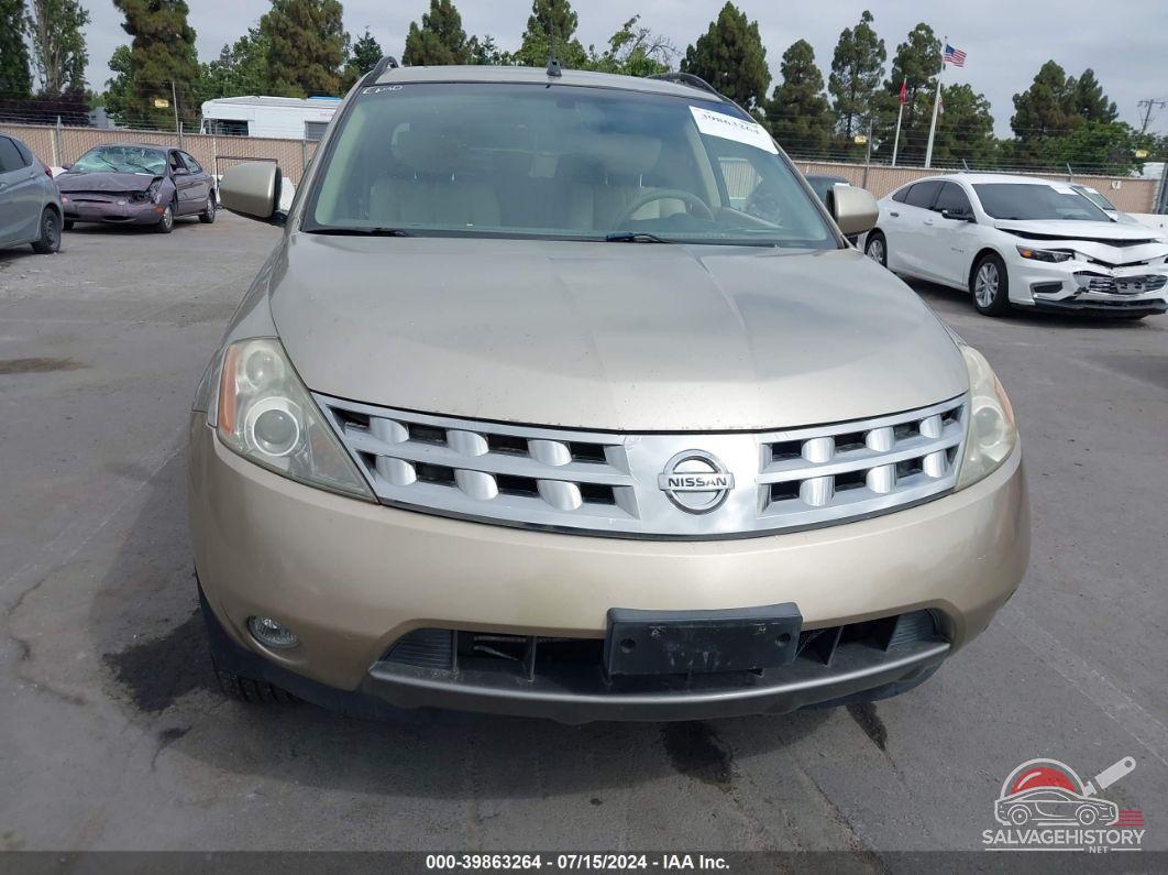 JN8AZ08W35W401778 2005 NISSAN MURANO photo no. 6