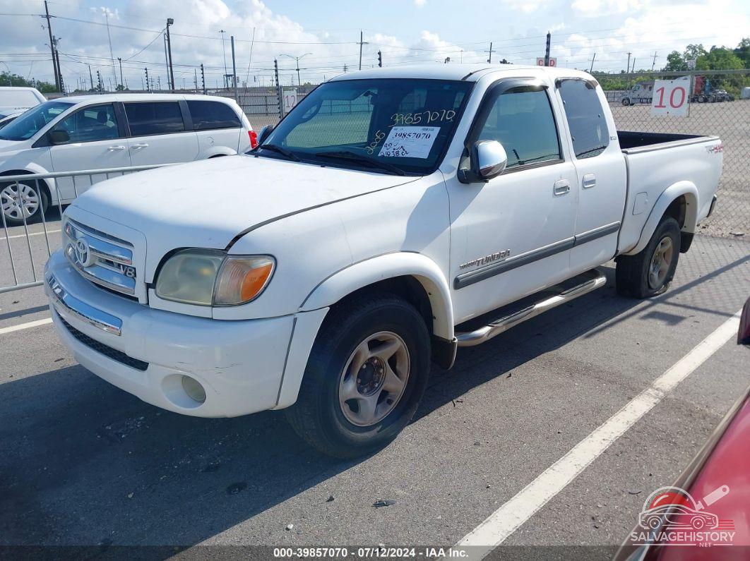 5TBBT44195S468817 2005 TOYOTA TUNDRA photo no. 2