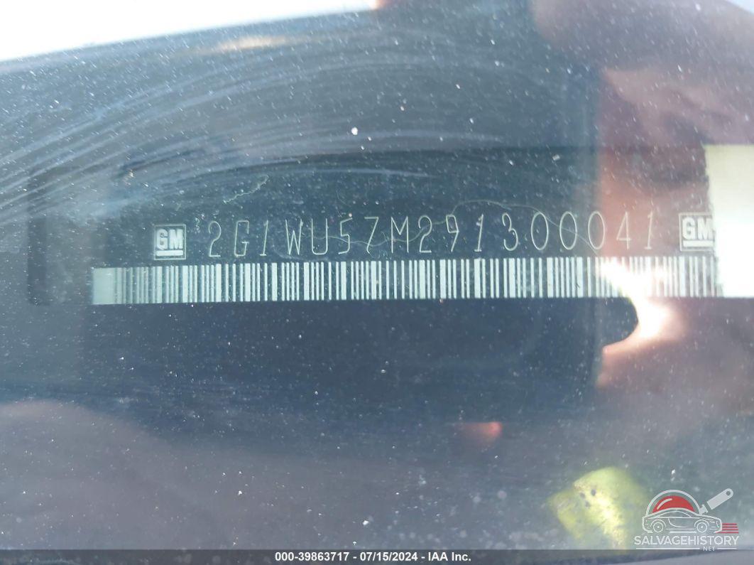 2G1WU57M291300041 2009 CHEVROLET IMPALA photo no. 9
