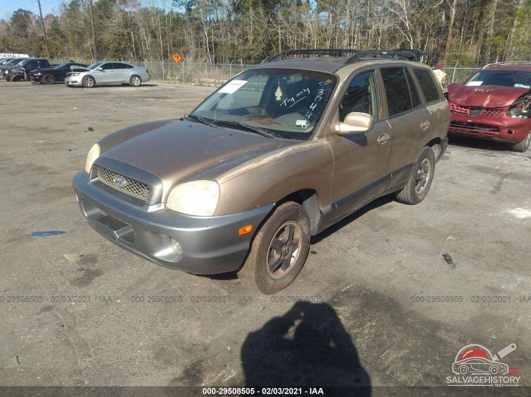 KM8SC13D84U730446 2004 HYUNDAI SANTA FE photo no. 2