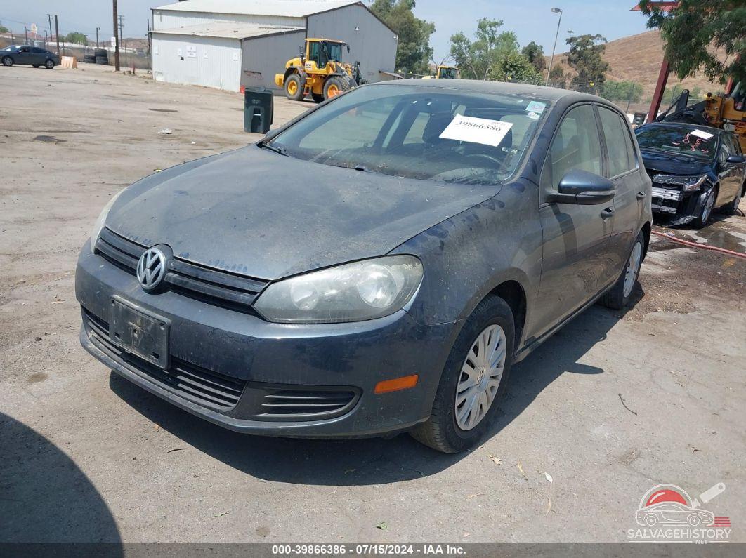 WVWDB7AJ2CW254760 2012 VOLKSWAGEN GOLF photo no. 2