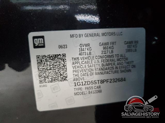 1G1ZD5ST8PF232684 2023 CHEVROLET MALIBU photo no. 13