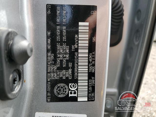 5TDKDRBH9PS031548 2023 TOYOTA HIGHLANDER photo no. 13