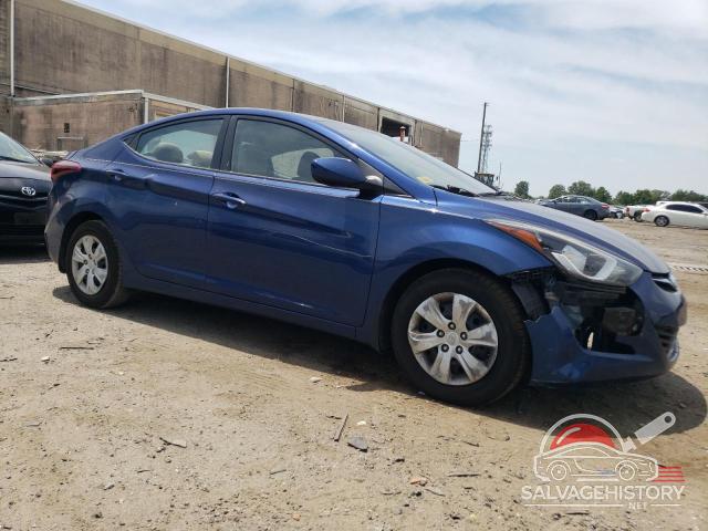 5NPDH4AEXGH797544 2016 HYUNDAI ELANTRA photo no. 4