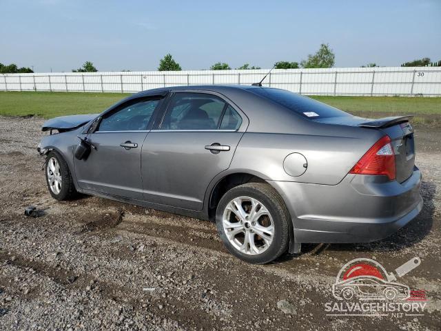 3FAHP0HA3CR371806 2012 FORD FUSION photo no. 2