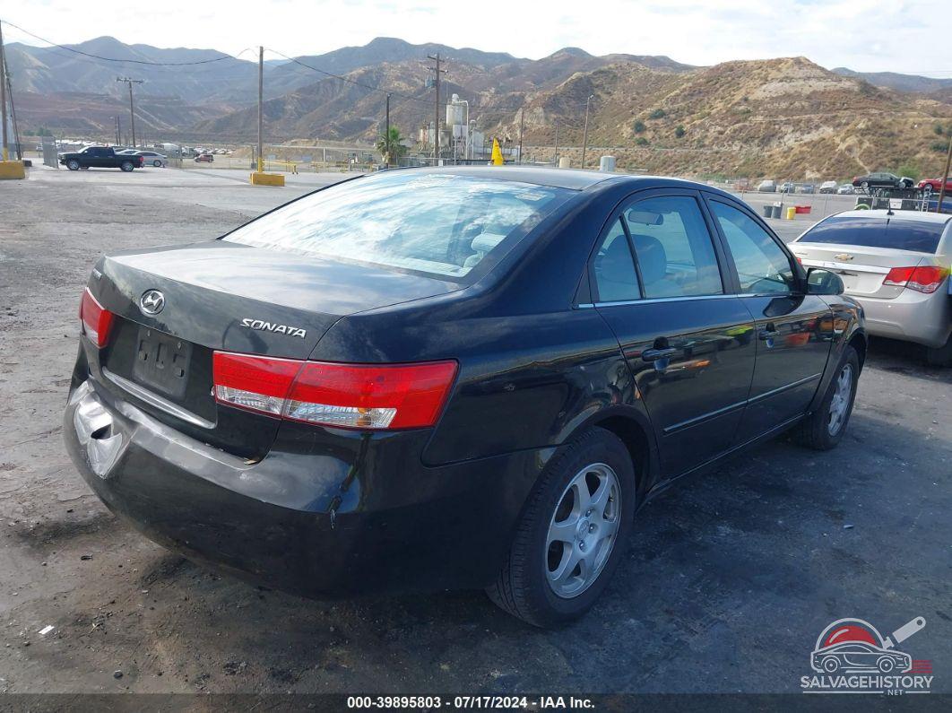 5NPEU46C86H167821 2006 HYUNDAI SONATA photo no. 4